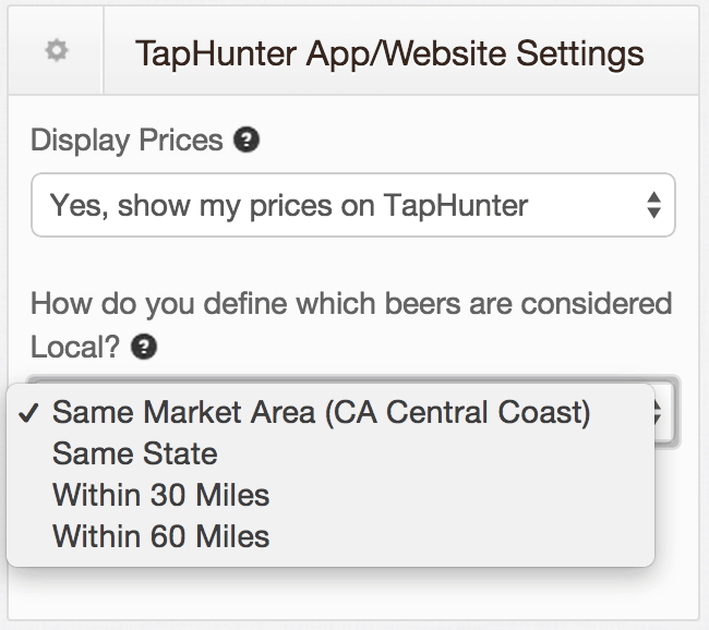 Local beer, app, TapHunter, update