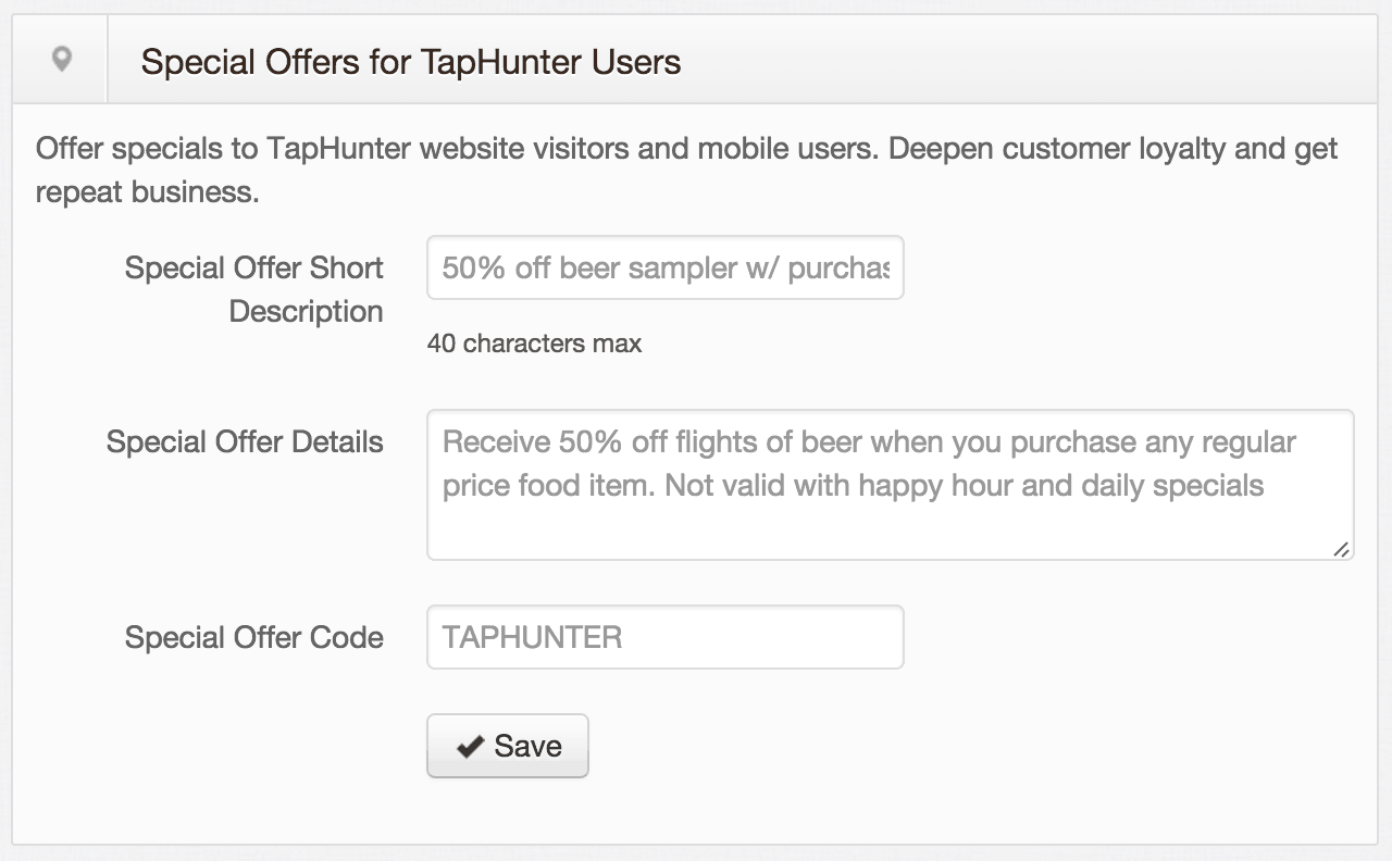 TH offers TapHunter