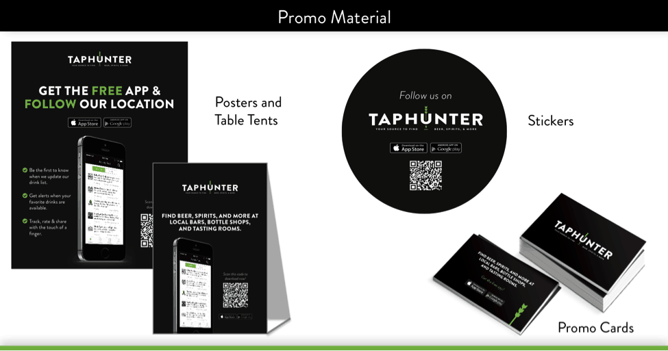 promo material taphunter